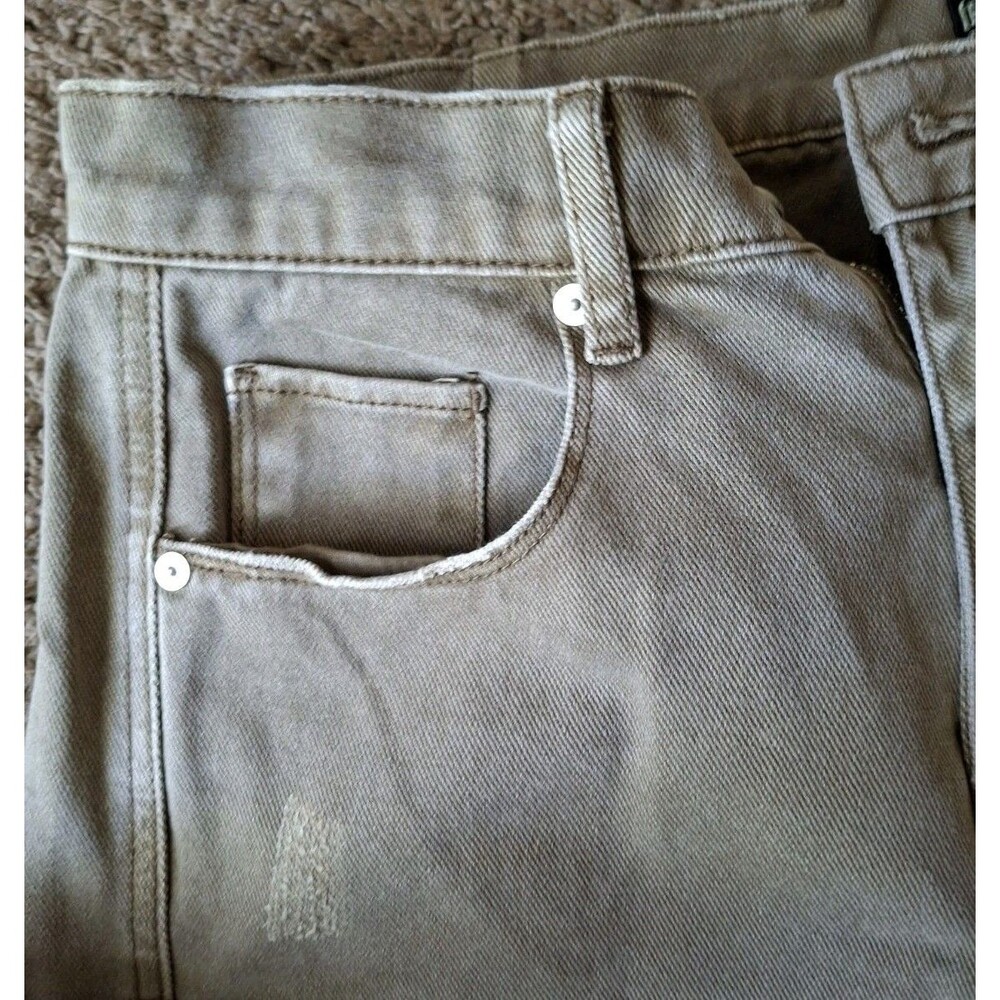 BLANK NYC High Rise Barrel Leg Jeans Size 27 The Bowery Distressed Denim Pants - Picture 7 of 9